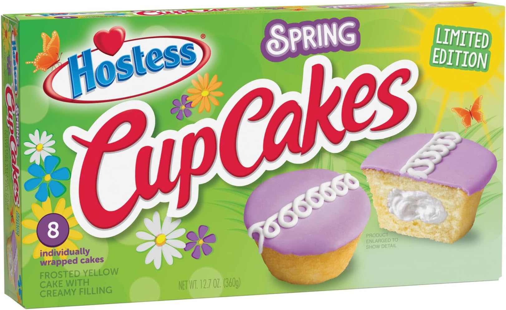 Hostess Bakery, Hosts Spring Cupcakes, 12.7 Ounce