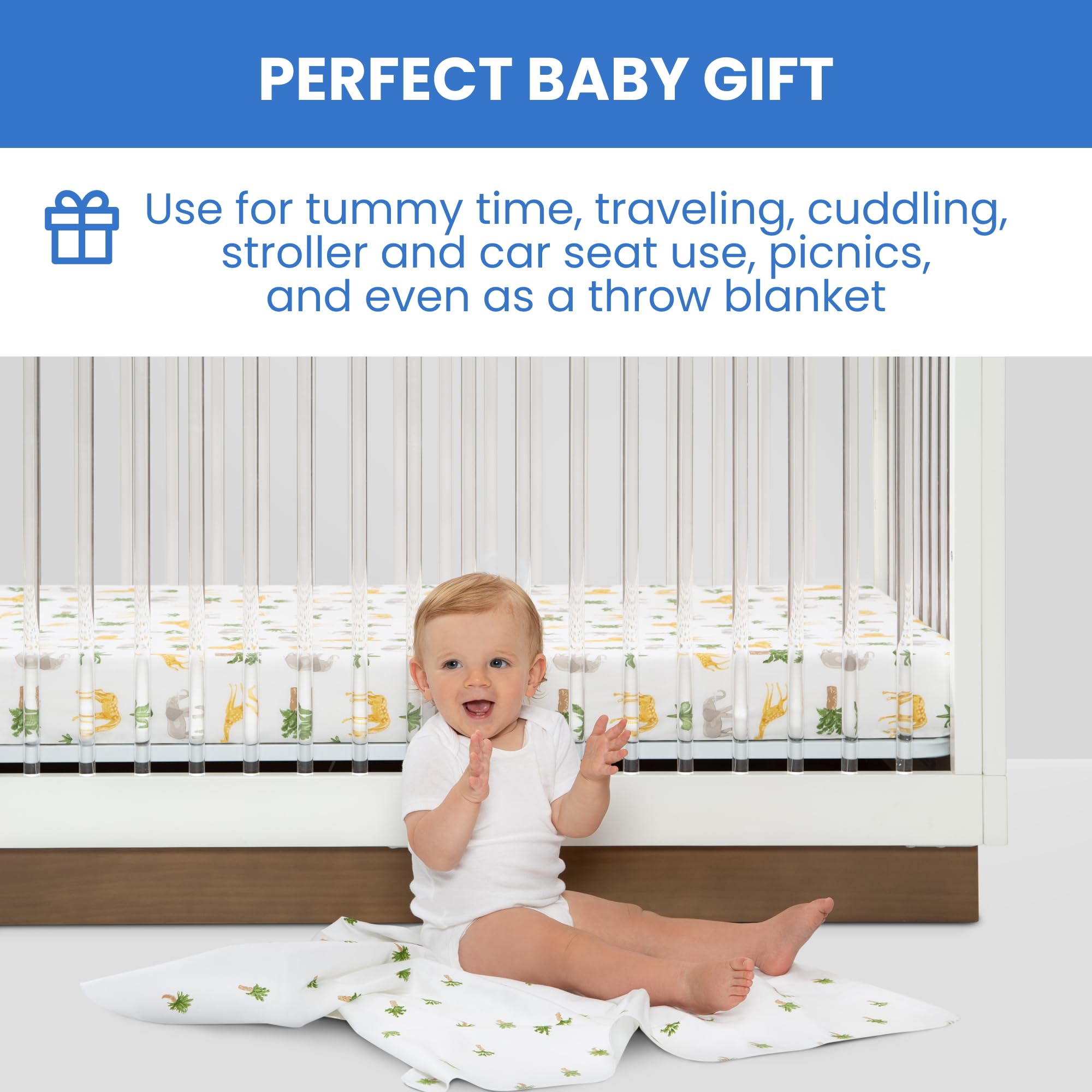 Delta Children Baby Blankets - 4 Pack Flannel -6 Delta Children Baby Blankets - 4 Pack Flannel -6