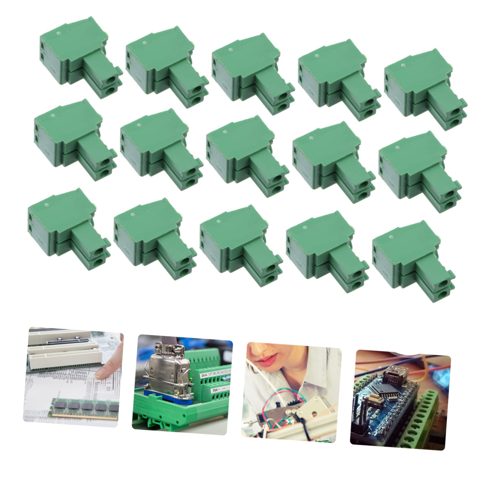 Healeved 150stücke Pcb Anschlussblock Schraubklemmen Für Leiterplattenverbindungen Robuste Und Tragbare Verbindungselemente Für Elektronik Geräte Und Haushaltsanwendungen