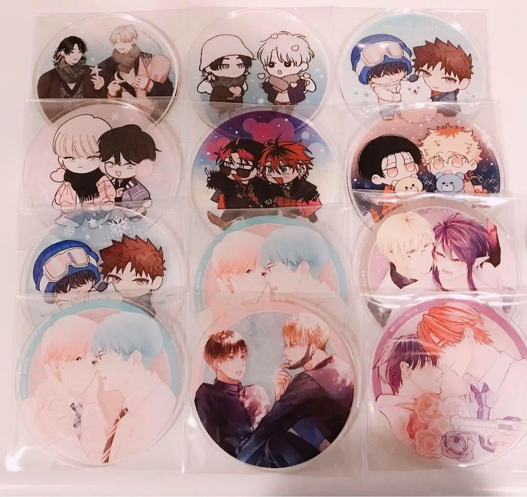 BLグッズ 末広マチ フェイクファクトリップス アクリルコースター BL