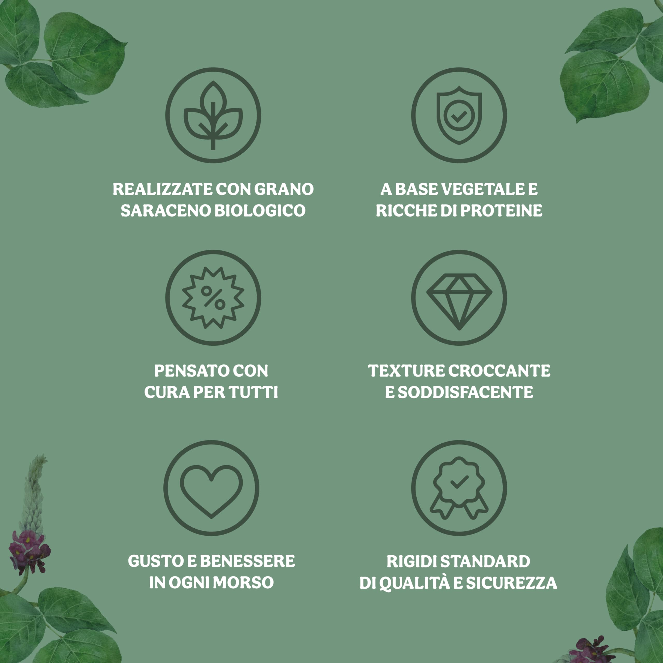 Probios Gallette di Grano Saraceno Biologiche - Croccanti e Gustose Senza Glutine - Fonte di Fibre e Proteine ​​Vegetali - Confezione da 12 da 100g