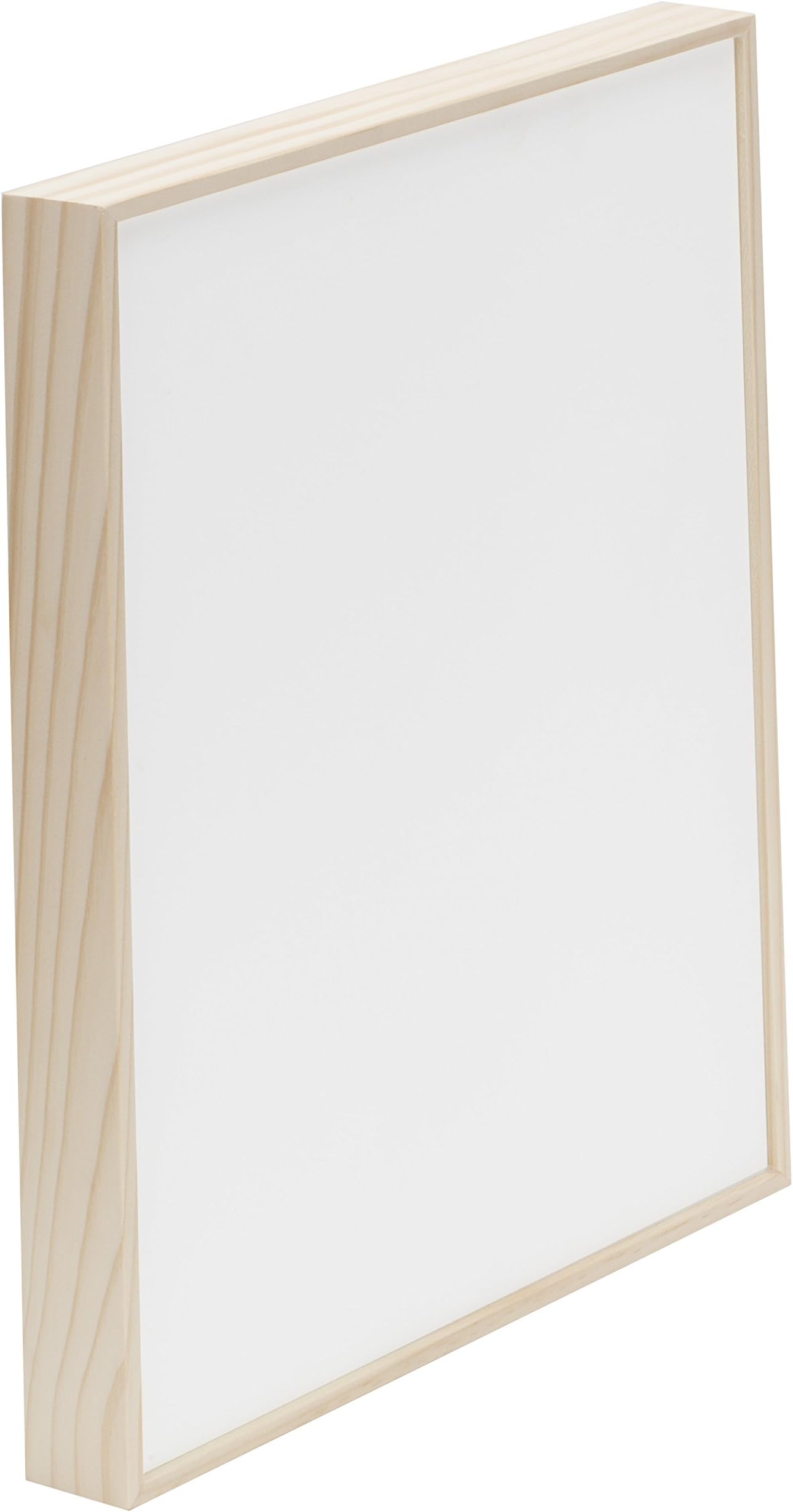 Da Vinci Pro Liquid Art Multi-Media Panel 18x24", 1-1/2" Deep Gesso Board with Natural Wood Frame, Raised Lip Wood Canvas Panel Ideal for Artists Using High Flow Acrylics and Alcohol-Based Dyes