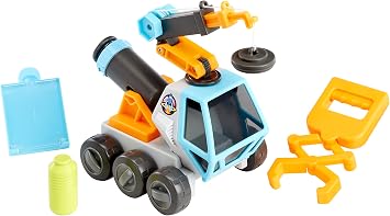 Big Adventures Moon Microscope Space Rover STEM Toy Vehicle with Microscope, Magnetic Crane, Extending Grabber for Girls, Boys, Kids Ages 3+