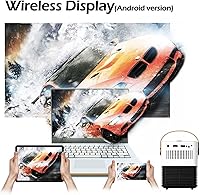 Vista 7 de ALUKAP Small Projector Mini Projector,Pocket Home Theater Proyector with Video Beamer Option Bluetooth Projetor