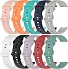 Chofit GloryFit T80 T70 T60 T50 P90 P99 P98 Watch Band,Soft Silicone Smart Watch Bands Adjustable Quick Release Wristband Replacement Strap Smartwatch Accessories