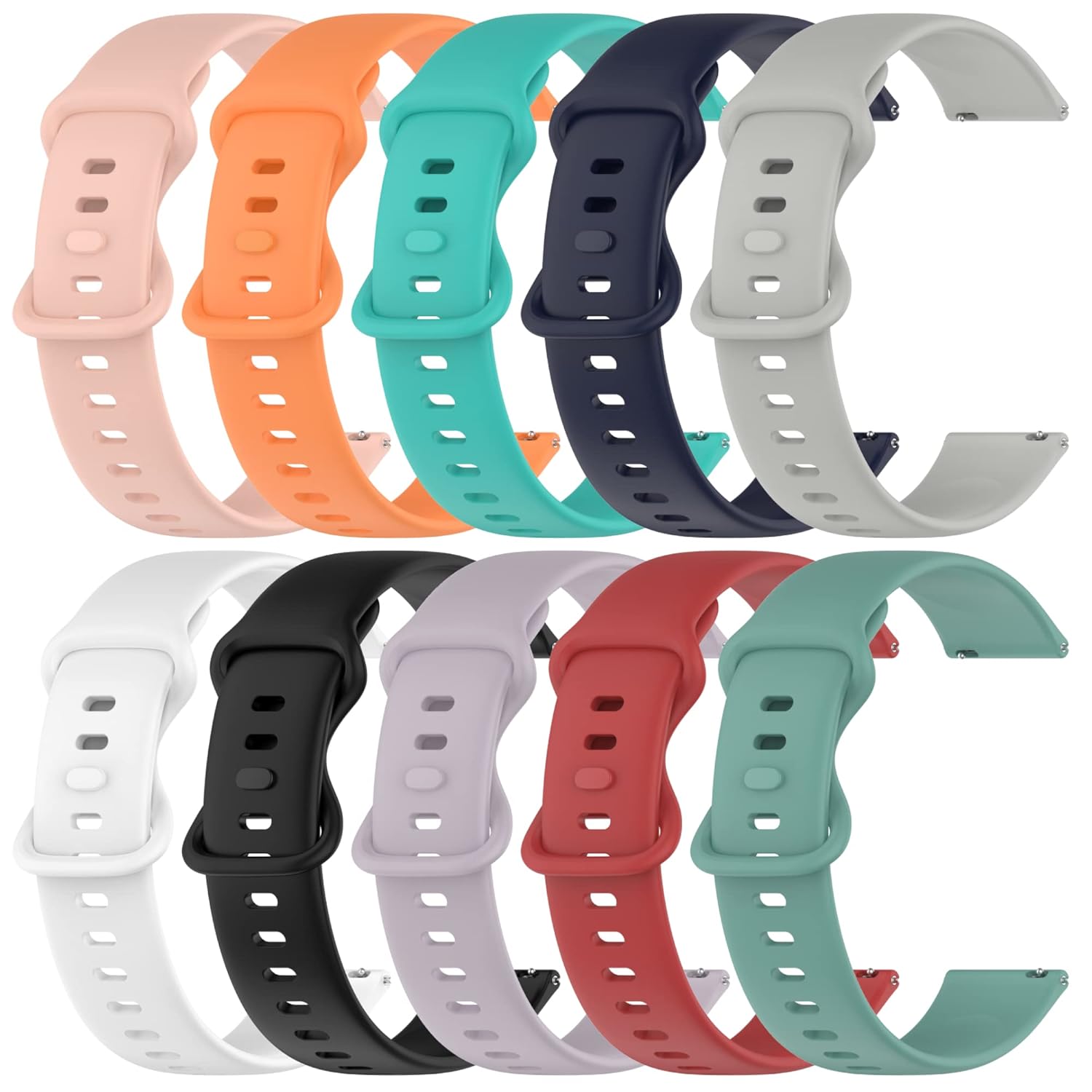 Chofit Compatible with TOZO S3 TOZO S5 Watch Band Not for S2 S1 Soft Silicone Smart Watch Bands