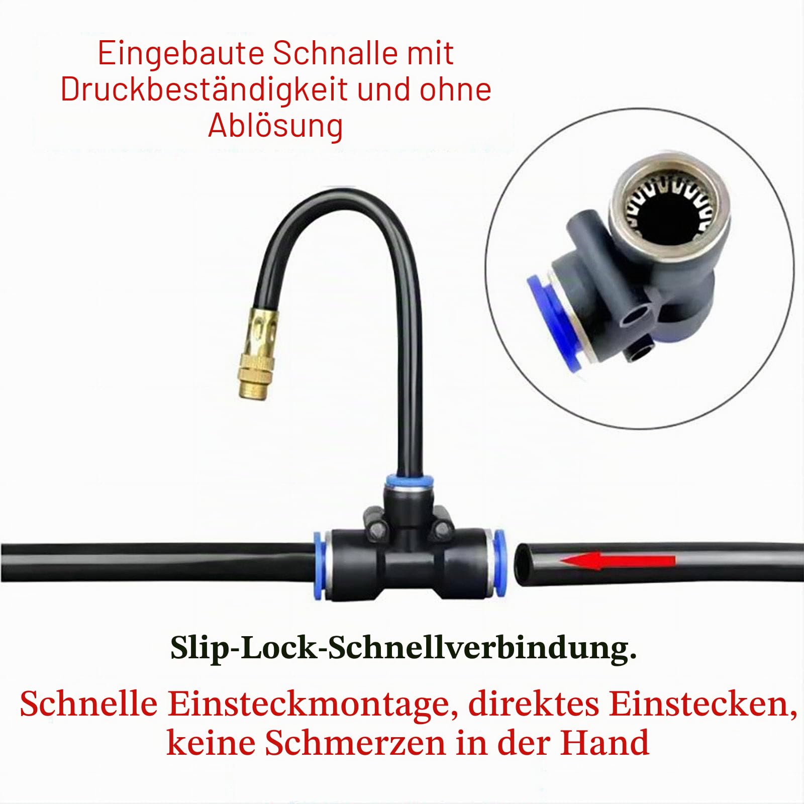 360° Curved Garden Automatic Irrigation System, Bewässerungssystem Garten, Greenhouse Pflanzen, Hochbeet Bewässerung Tropfbewässerung für Landschaft, Flower Bed und Terrasse Pflanzen (20m)