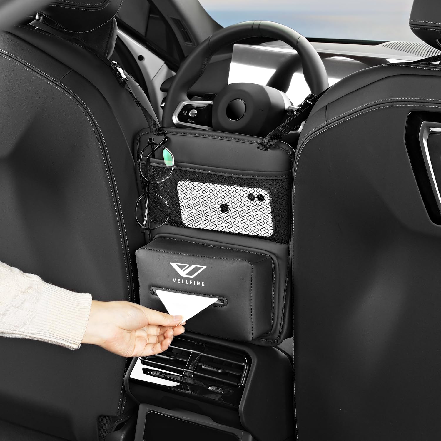 Amazon.co.jp: ヴェルファイア 専用 車 収納 運転席と助手席の間 荷物