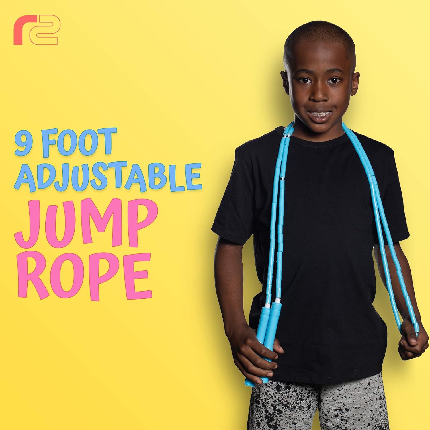 Jump Rope For Kids Girls & Boys: 2 Skipping Ropes Best Adjustable Soft Beaded Jumping Skip Rope for All Ages. Beginner Youth Tangle Free Beads & Kid Safe Fun Outdoor Toys. Great Toy Gifts for Children : Toys & Games