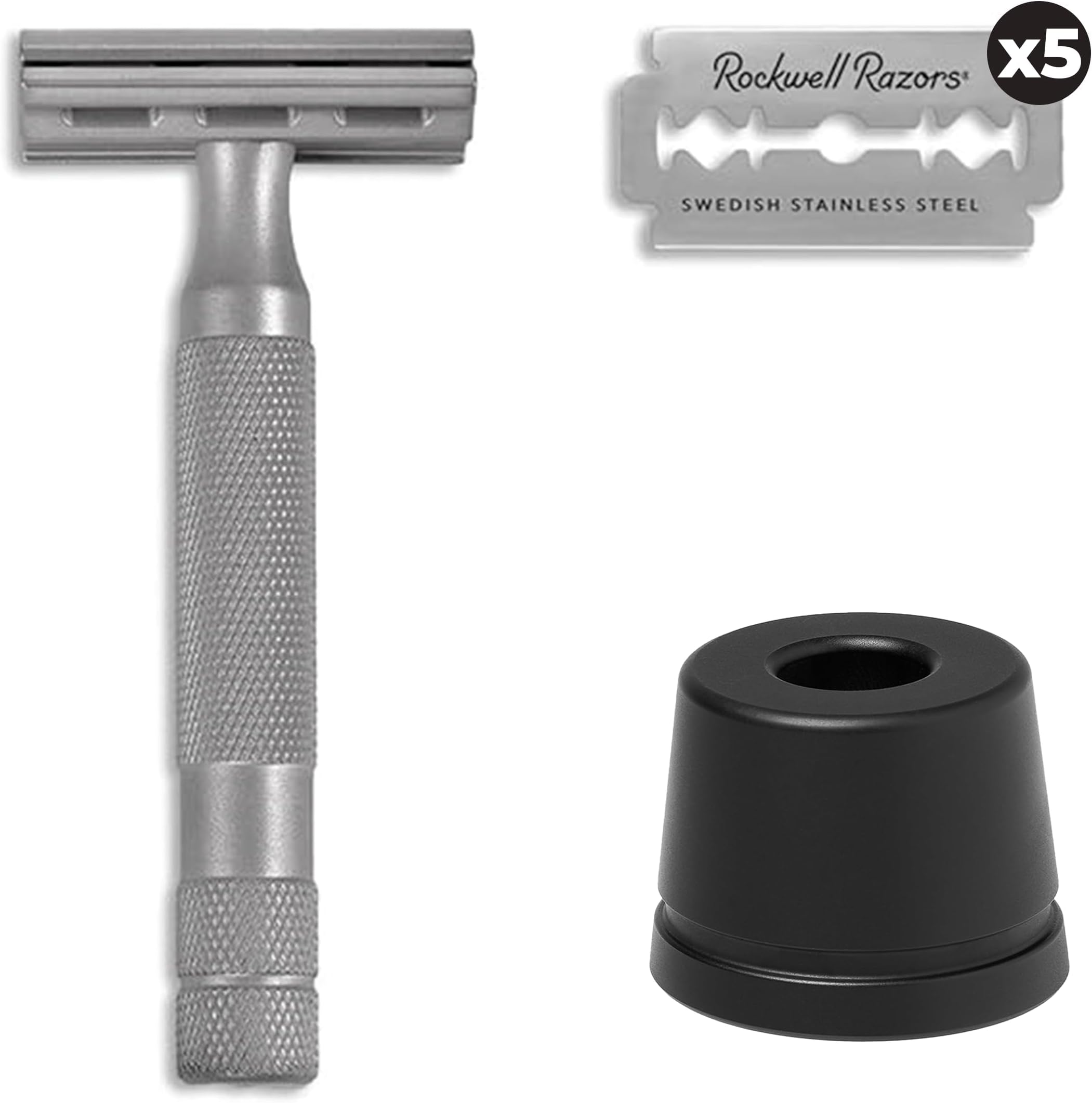 Amazon.com: Rockwell Razors 6S Silver Stainless Steel Double-Edge ...