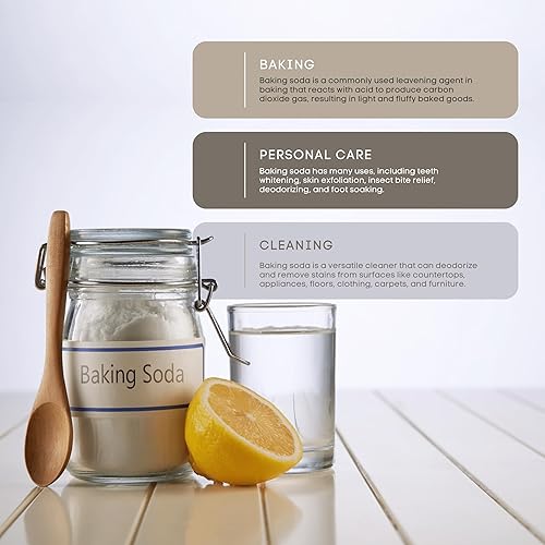 Miniatura 2 de Arm And Hammer - Bicarbonato de sodio para limpieza, bicarbonato de sodio a granel sin aluminio, desodorante de arena para gatos de bicarbonato de