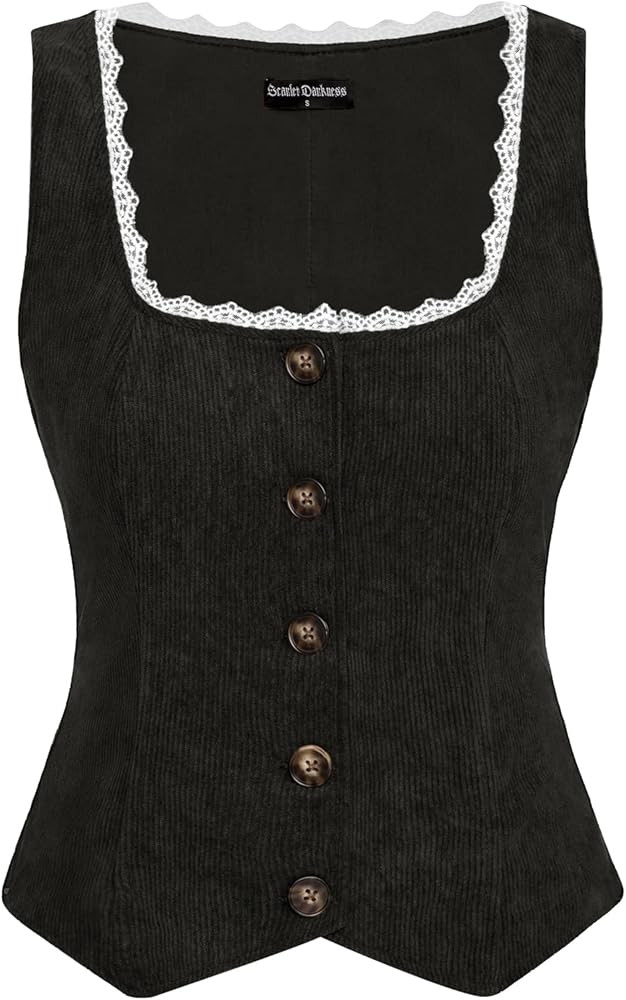 Amazon.com: Scarlet Darkness Women's Pirate Renaissance Vest