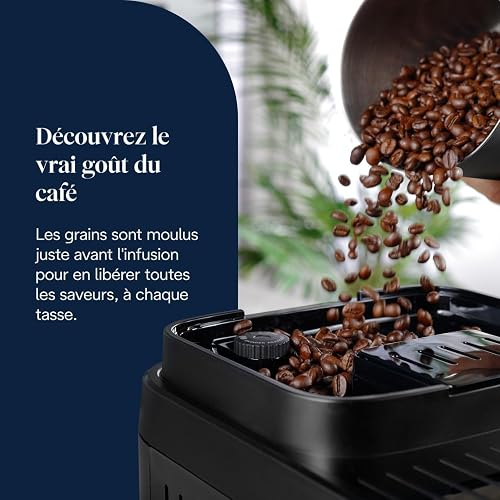 De'Longhi Magnifica Evo Next ECAM312.80.TB, Automatic Coffee Machine with Automatic Milk Frother, Bean for Cup- Coffee and Cappuccino Machine with Intuitive Touch Screen, Black/Titanium - 4