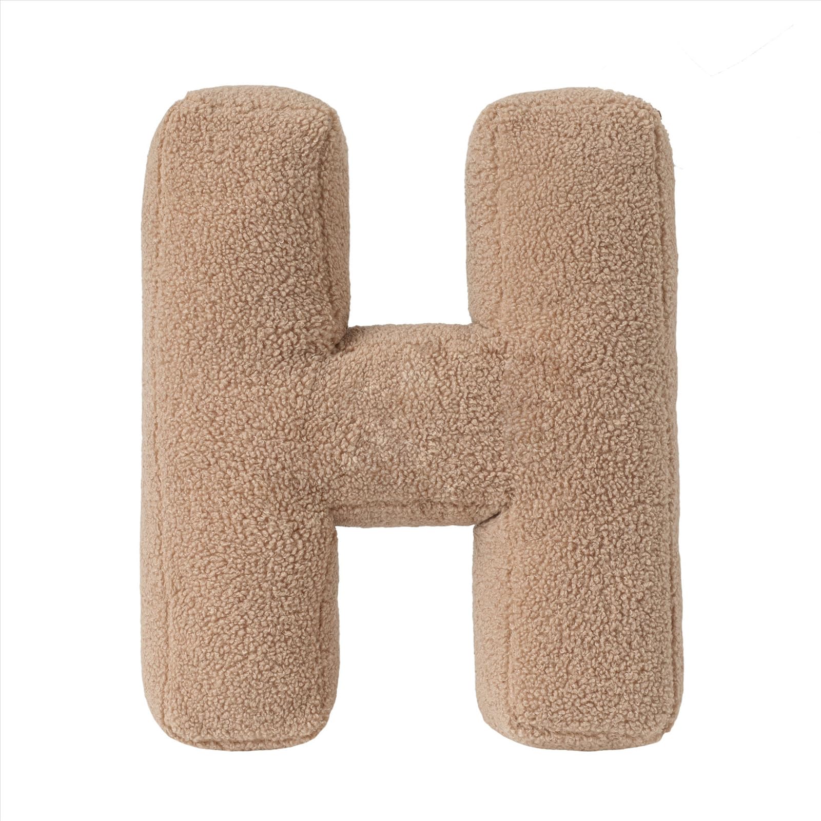 Generisch Buchstabenkissen, 40x35x10 cm Plüsch Buchstaben Kissen, Kinderzimmer Buchstabekissen, Dekokissen Kopfkissen für Sofa, Schlafzimmer, Wohnzimmerdekor (H)