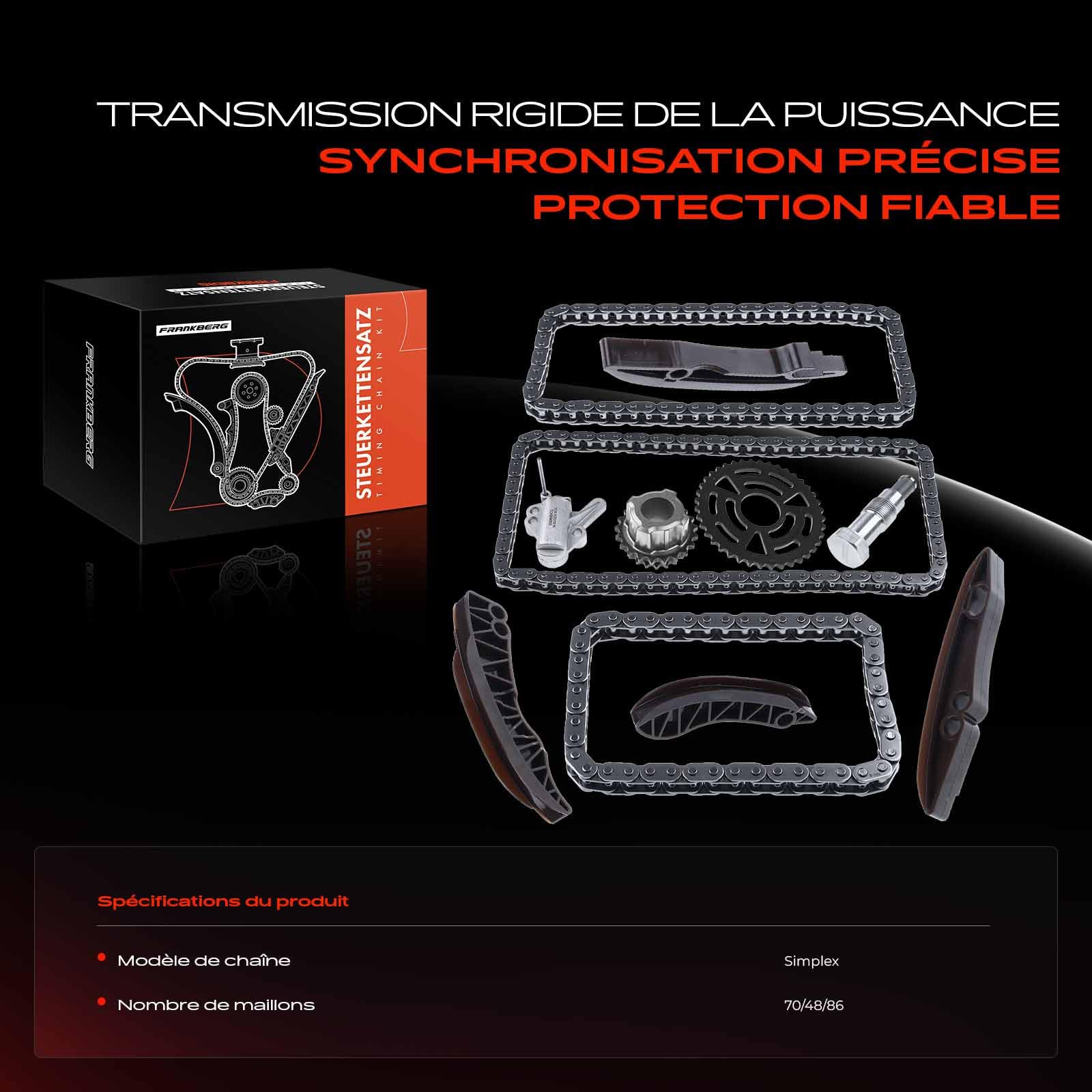 Frankberg kit de chaîne de distribution