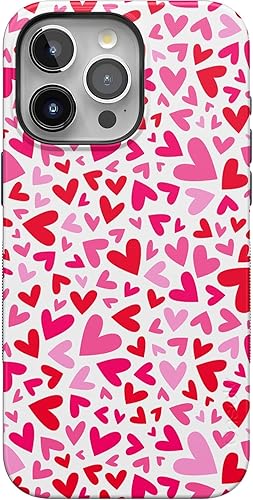 Vista 1124 de Casely Funda para iPhone 15 Pro Max Jardín Secreto Flores mixtas Funda atrevida Compatible con MagSafe y botón de acción Secret Garden