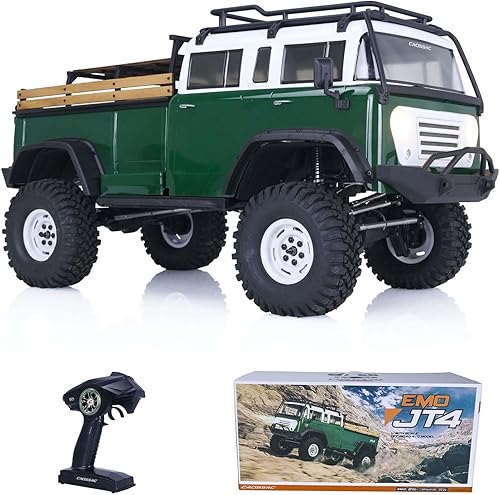 Cross RC JT4 110 4WD Off-Road RC Car Crawler Función de bloqueo del diferencial del vehículo (Verde-2) disponible en Yaxa El Salvador