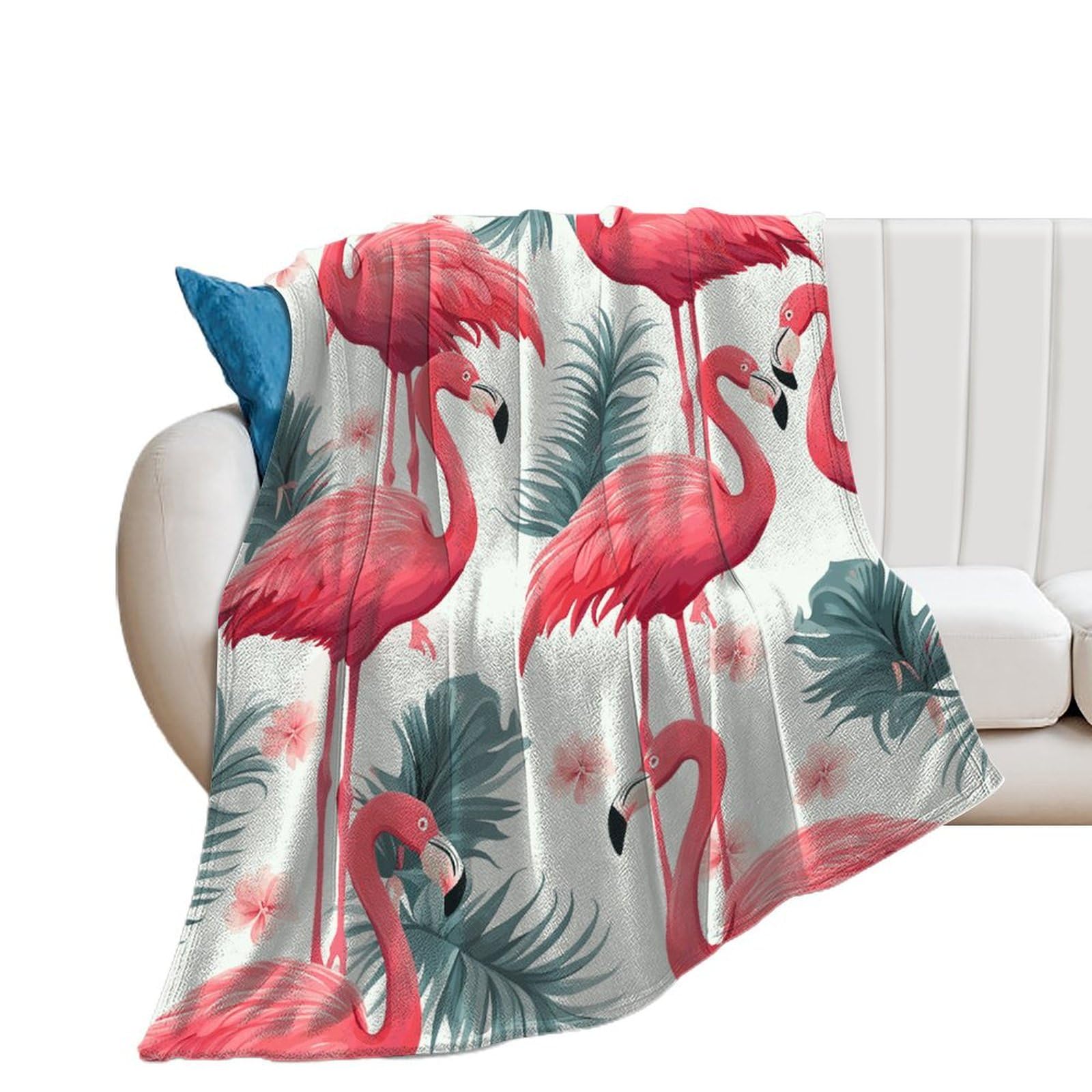 Couverture douce femme flamant rose pour une sensation de bien-être