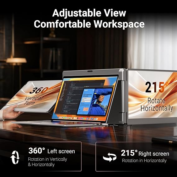 LXU 15.6 Laptop Screen Extender Monitor Portable