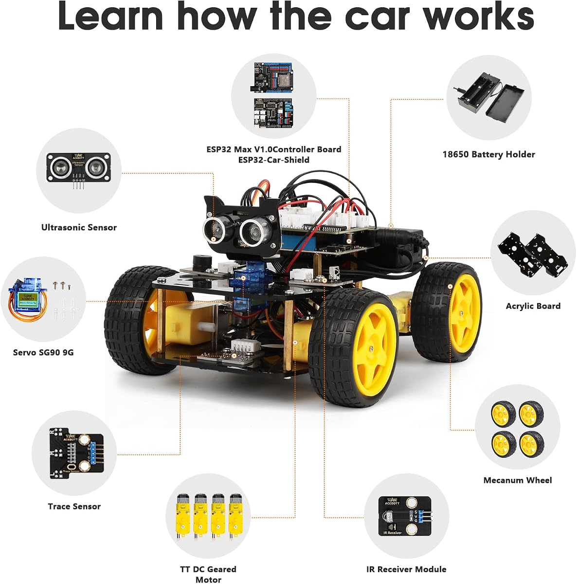 uBot AI Coding Robot STEM Kit for Kids Ages 8+ view 3