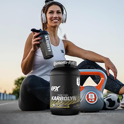 Miniatura 52 de EFX Sports Karbolyn Fuel | Polvo de carbohidratos de rápida absorción | Carga de carbohidratos, energía sostenida, recuperación rápida, sin