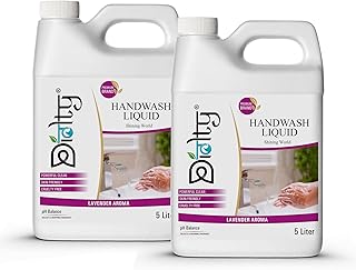 Diolty Hand Wash Liquid 10L Lavender Refill Can - 99.9% Germ Protection, Moisturizing, Paraben-Free, Long-Lasting Scent, B... Price In India