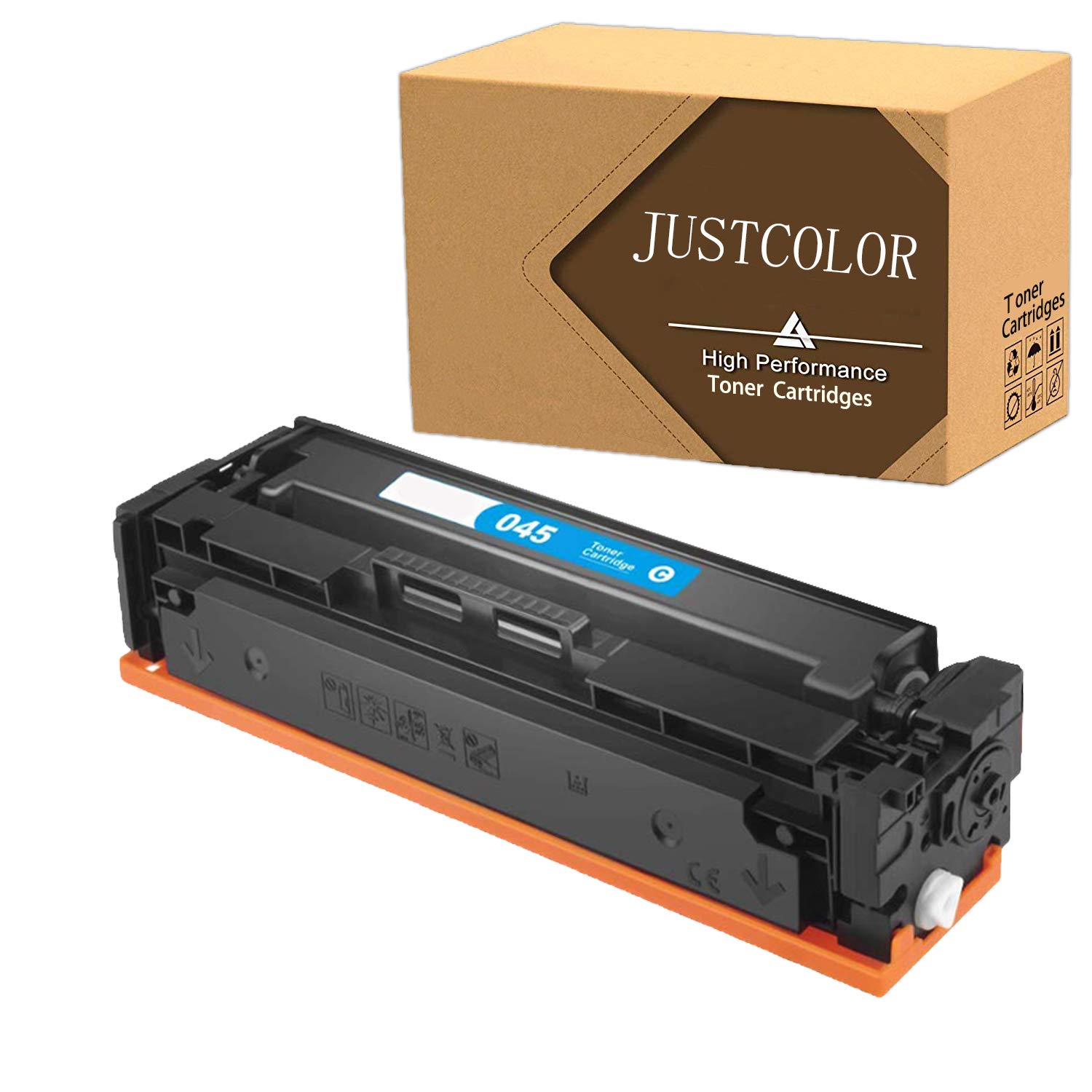 Compatible Toner Cartridge Replacement for Canon 045 045H CRG-045H CRG-045 for LBP612CDW MF632Cdw MF634Cdw MF633Cdw MF635Cx LBP611Cn MF613Cdw Printer (Cyan, 1-Pack)