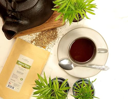 Miniatura 4 de Earthley Wellness Té de hierbas, té de especias, canela y amantes de las especias, ingredientes orgánicos certificados, siempre pequeños lotes (3