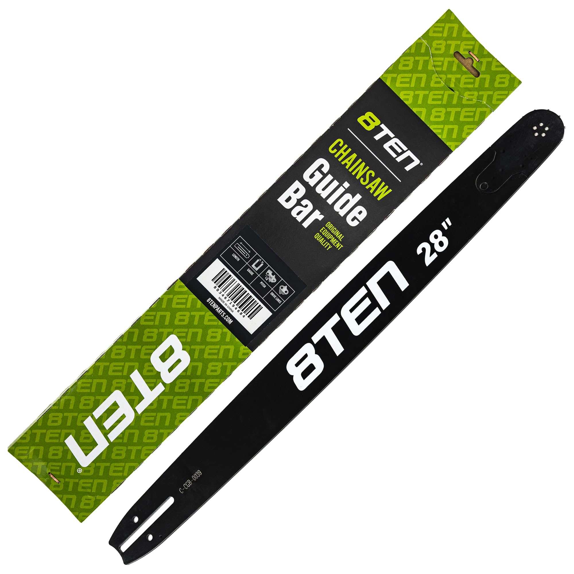 Amazon.com: 8TEN 28 Inch Chainsaw Guide Bar .050 3/8 93DL Chain