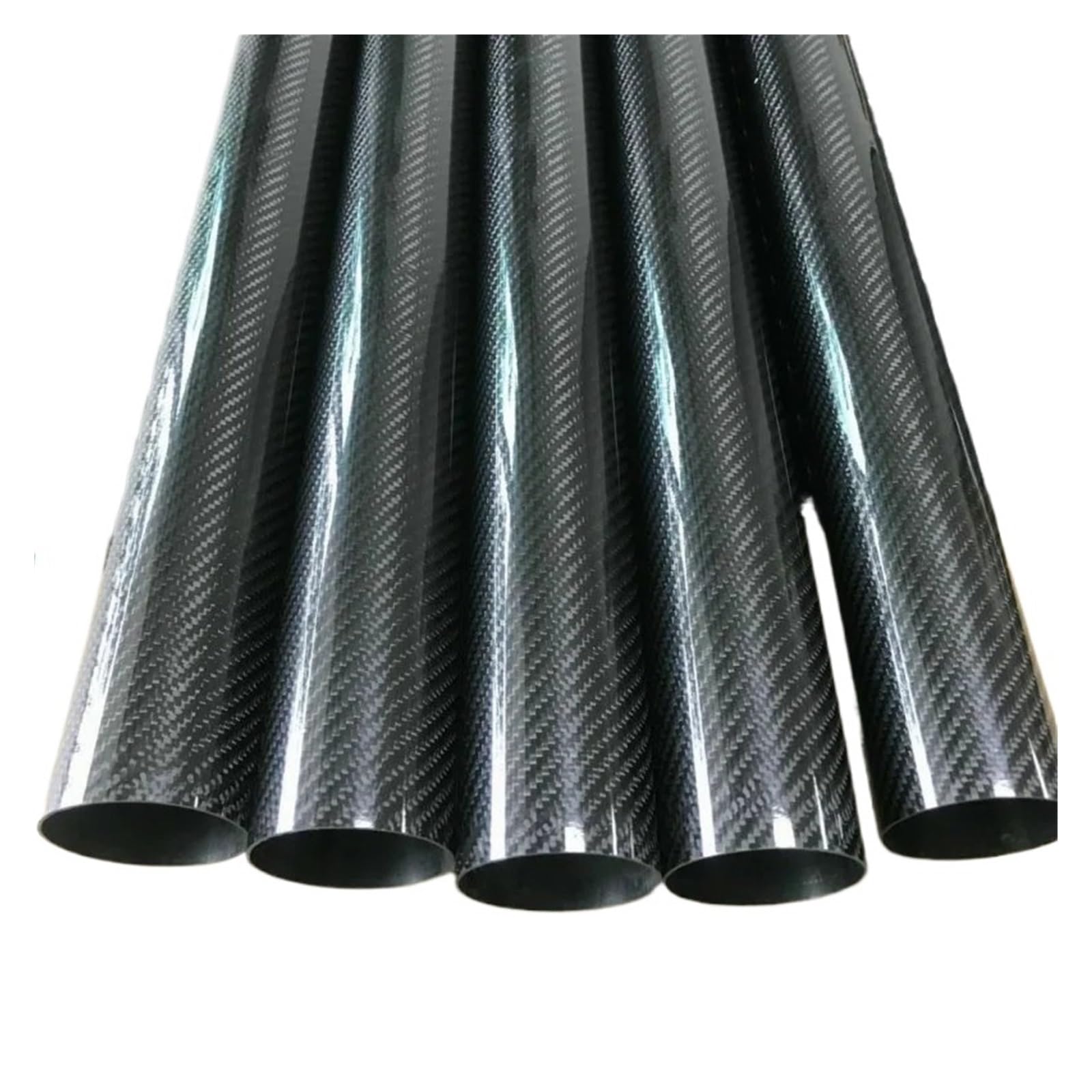 Tube En Fiber De Carbone Tube en Fiber de carbone 3K, longueur 1000mm, flèche d'avion(60x58x800mm 1PCS)