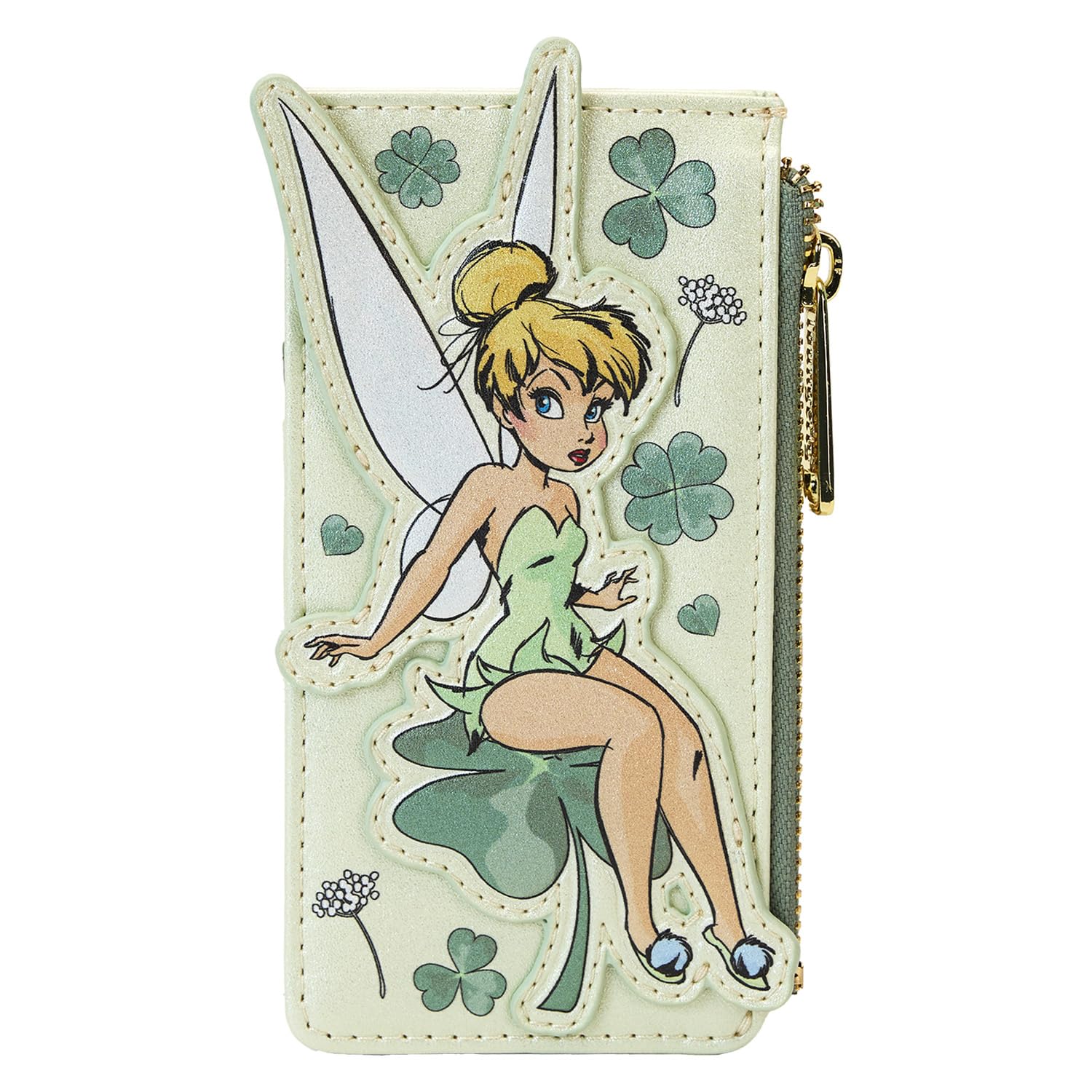 Loungefly Disney Tinker Bell 4-Leaf Clover Large Card Holder
