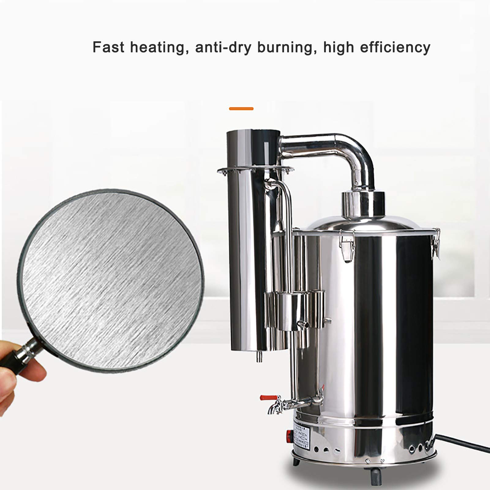 Moonshine Still In Rame, Alambicco In Rame Puro Per Whisky, Oli Essenziali Moonshine, Con Termometro, Kit Fai Da Te, Kit Per La Produzione Di Birra Domestica - Foto 2