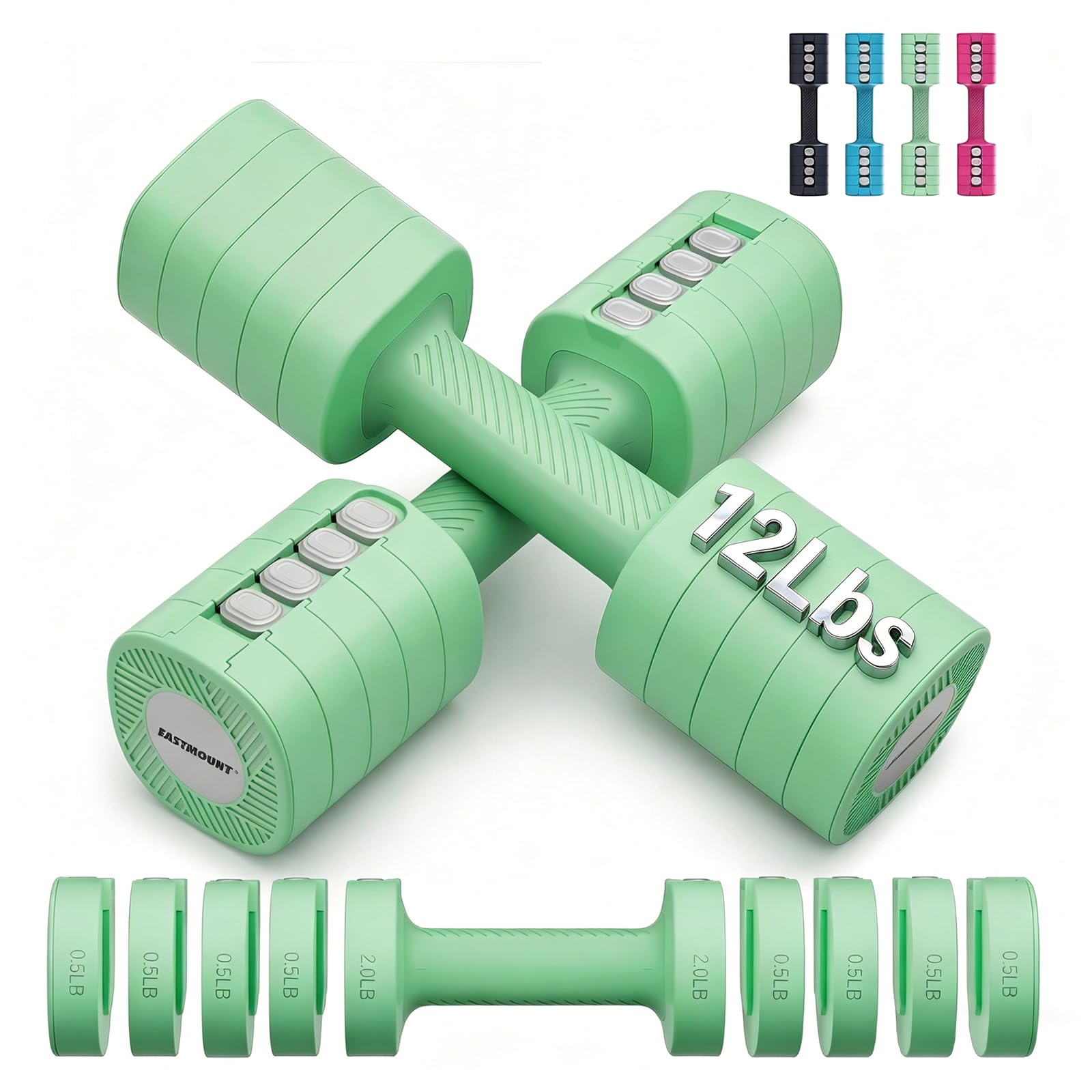 EAST MOUNT 8-in-1 12LB Adjustable Set