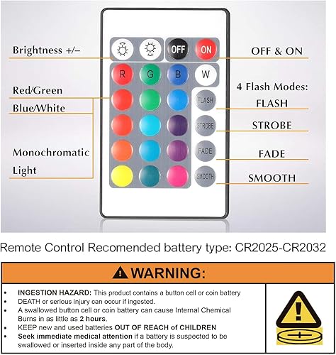 Miniatura 7 de Luz nocturna de fútbol de 4.7 pulgadas, regalos para el día de San Valentín para él, lámpara de fútbol para habitación de niños con control remoto,