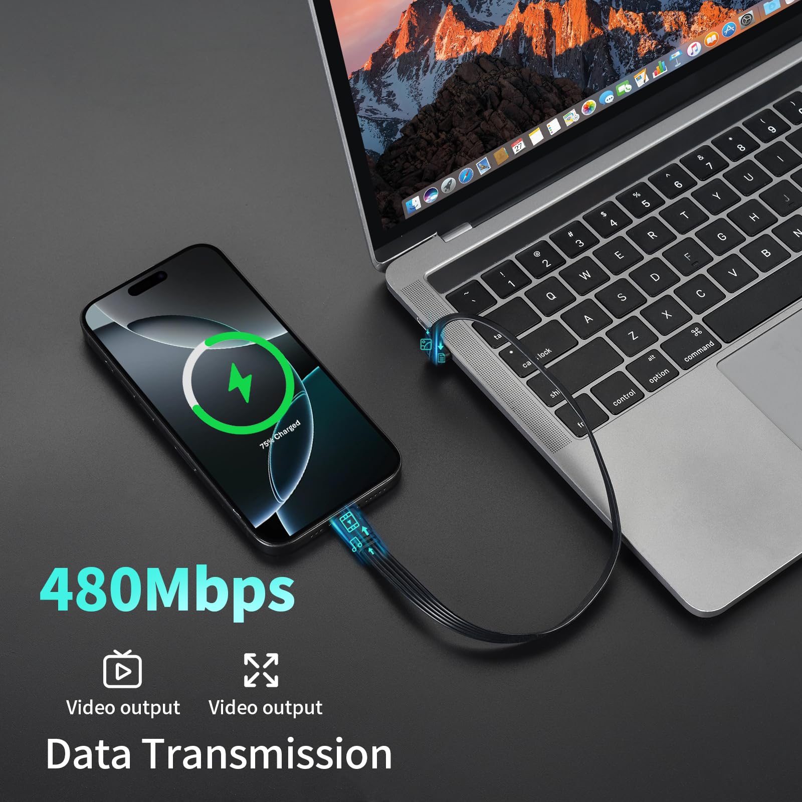 aceyoon Kabel USB C na USB C, krótki, 30 cm, 60 W, kabel USB C, kąt 90 stopni, silikon + TPE kabel do szybkiego ładowania USB typu C do iPhone 17, 16, 15 Pro Max, do Galaxy, Huawei, Xiaomi