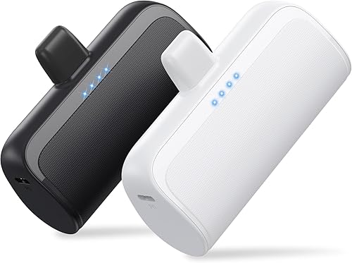 Paquete de 2 Cargador portátil para iPhone, mini banco de energía de 5200 mAh, 20 W PD de carga rápida, cargador de teléfono portátil compatible con disponible en Yaxa Peru