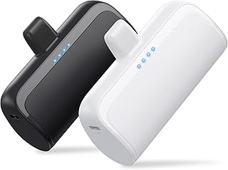 [2 Pack]Portable Charger for iPhone,5200mAh Mini Power Bank 20W PD Fast Charging Battery Pack,Portable Phone Charger Compatible With iPhone 14/14 Pro Max/13/13 Pro Max/12/12 Mini/11Pro/XS Max/XR/8/7/6