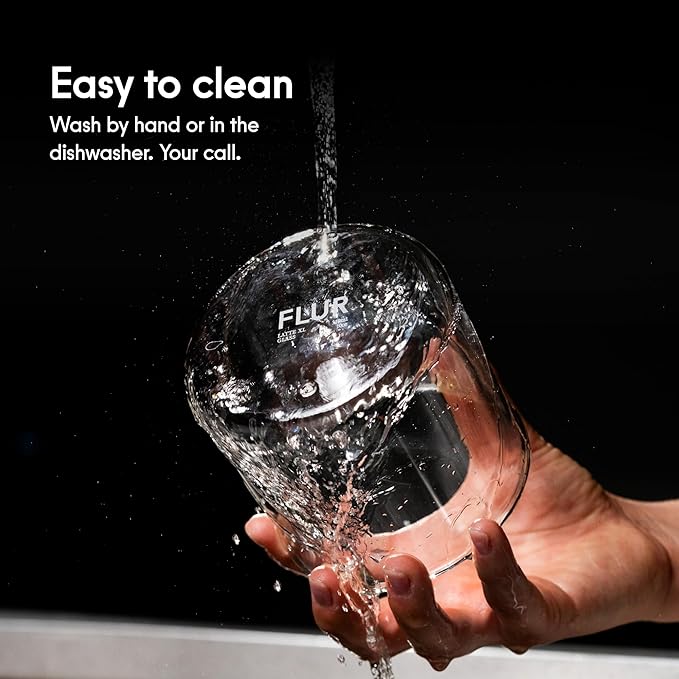 Vasos Latte XL FLUR (Set de 2) - Vidrio Borosilicato Doble Pared - 10 oz miniatura 6