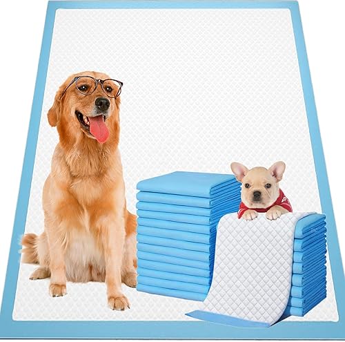Miniatura 7 de Almohadillas de entrenamiento para perros XL 24 x 35 pulgadas, almohadillas de entrenamiento de triple grosor, multiusos, superabsorbentes y a