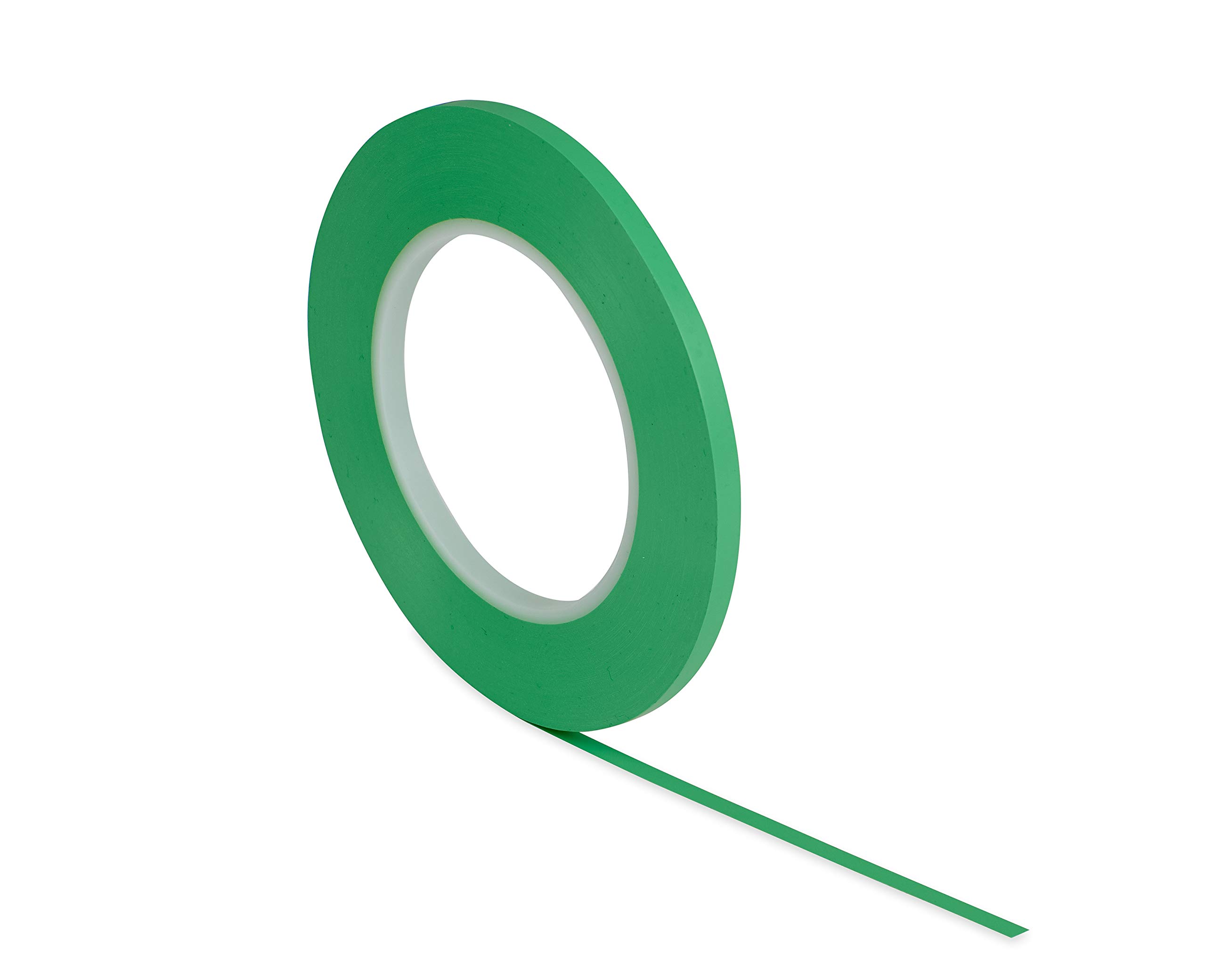 JTAPE Fine Line Vinyl Masking Tape Roll - Green - 1mm - 25mm width x 55 m length Flexible Adhesive - Heat-Resistant to temperatures up to 138°C/280°F (25)
