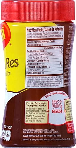 Miniatura 2 de Maggi Caldo granulado con sabor a carne de res, 7.9 onzas (paquete de 12)