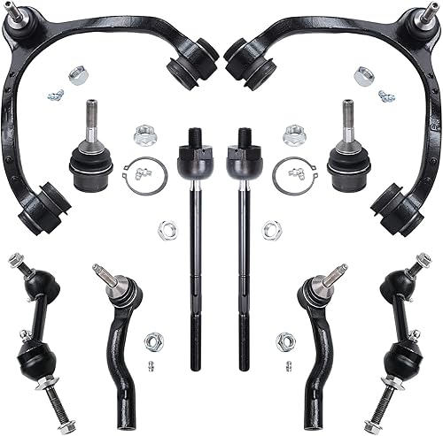 Miniatura 282 de Detroit Axle - Kit de suspensión frontal de 10 piezas para Ford Ranger Mazda B2300 B2500 B3000 B4000, 2 brazos de control superiores, 2 rótulas