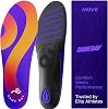 MOVE Game Day - Performance and Comfort Insoles - Plantar Fasciitis, Running, Shock Absorption, Flat Foot, Arch Support, Basketball, Active Lifestyle, Walking and Athletics M 12-12.5 WM 13.5-14