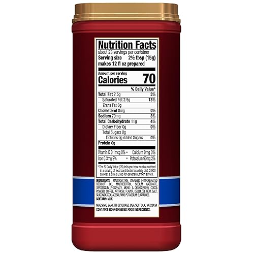 Miniatura 40 de Hills Bros Mezcla instantánea de cappuccino de caramelo salado, fácil de usar y conveniente, disfruta del sabor de la cafetería desde casa, 14 onzas