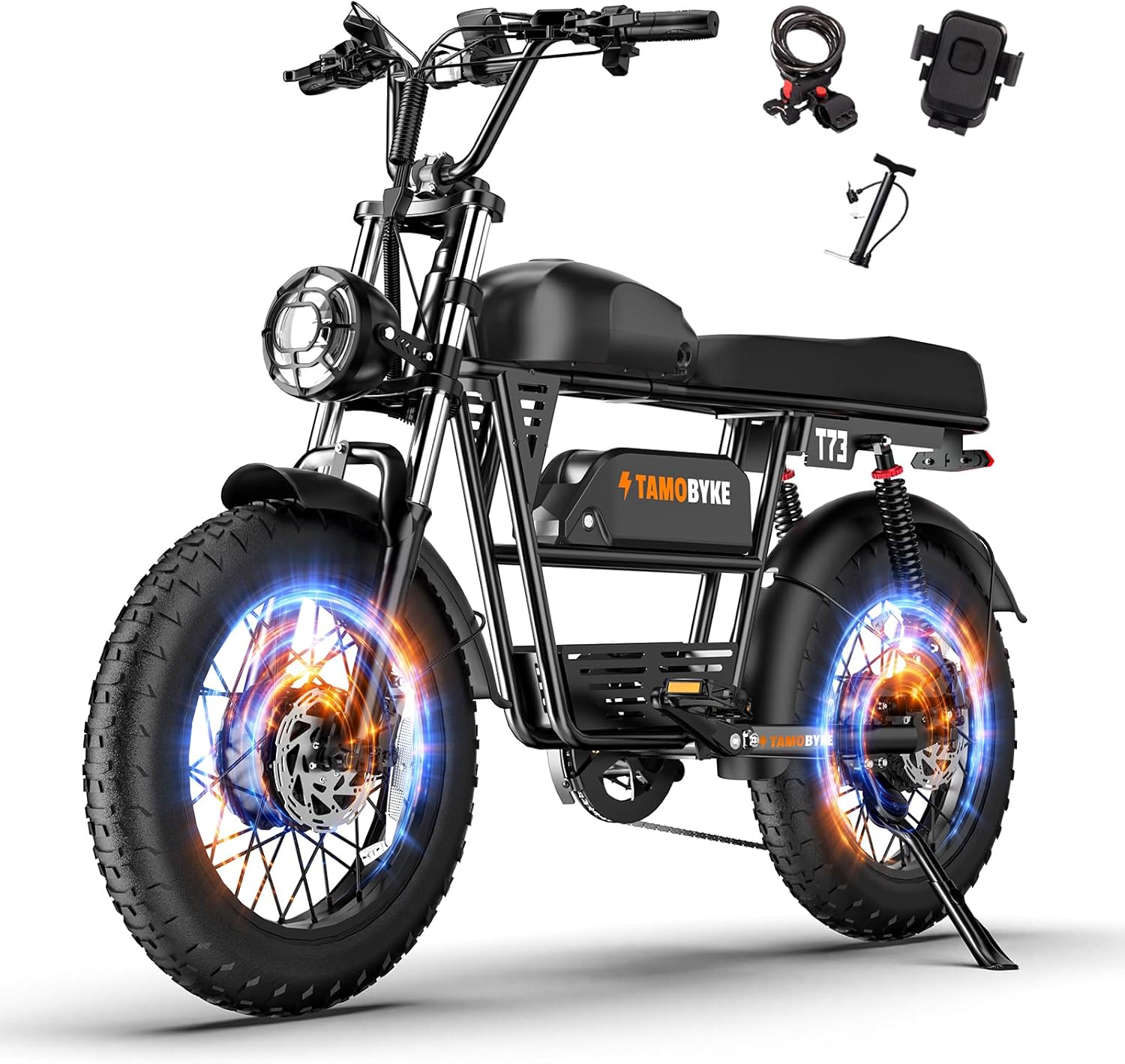 T73 Moped Style Electric Bike