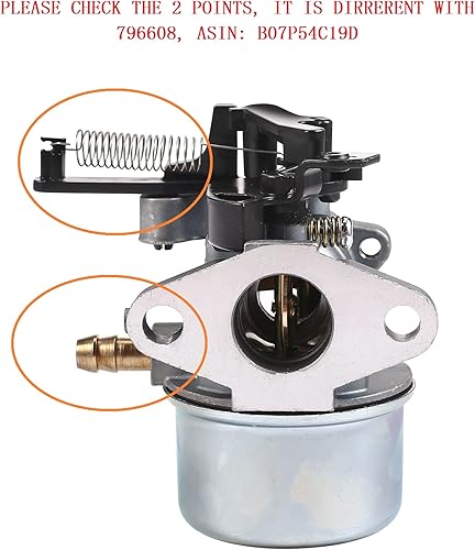 Miniatura 2 de 591137 590948 2700PSI 2800PSI 2900PSI 3000PSI Carburador para Troy Bilt 7.75 Hp 8.75 Hp 8.5Hp 190CC 593599 591137 Lavadora a presión