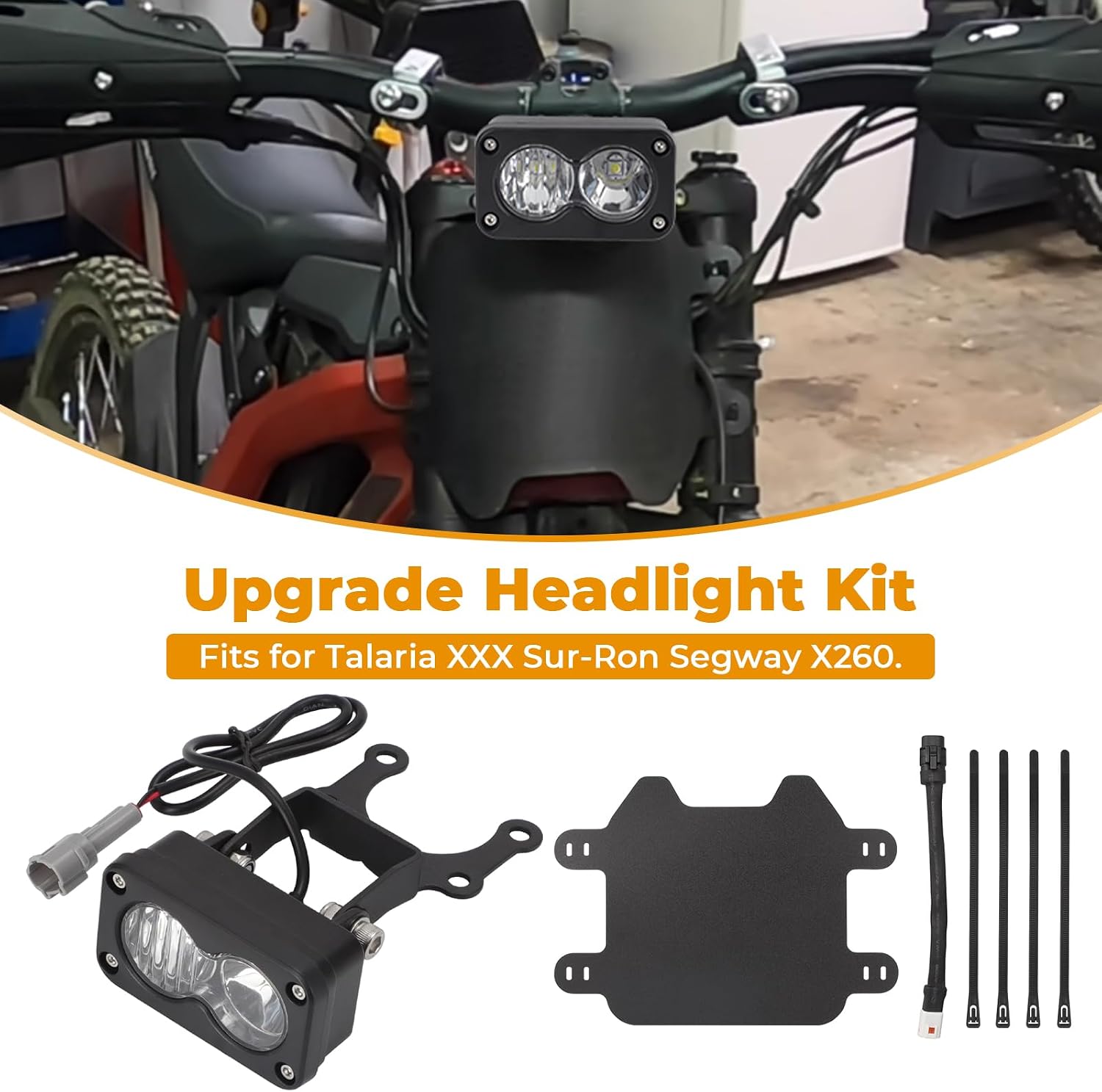 motoparty Headlight Kit for Talaria XXX Sur-Ron Segway X260