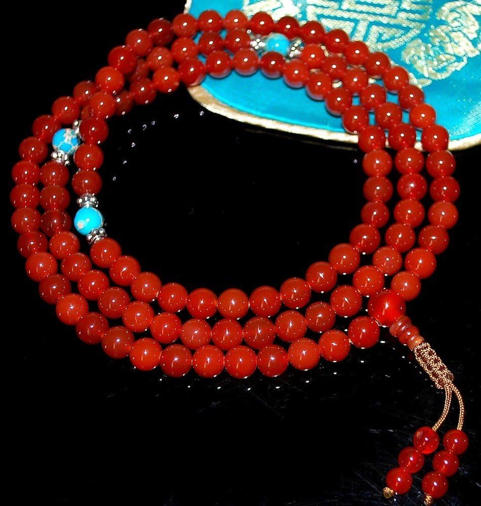 Carnelian Mala Prayer Beads