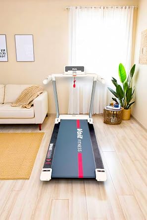 Voit Comfort Kavisli Koşu Bandı – Ultra Esnek Özel Ortopedik Zemin (Eklem Dostu Konfor), 3,5 HP Motor Gücü, 16 km/s Hız, Bluetooth & Elden Nabız Ölçer, 120 kg Taşıma Kapasitesi