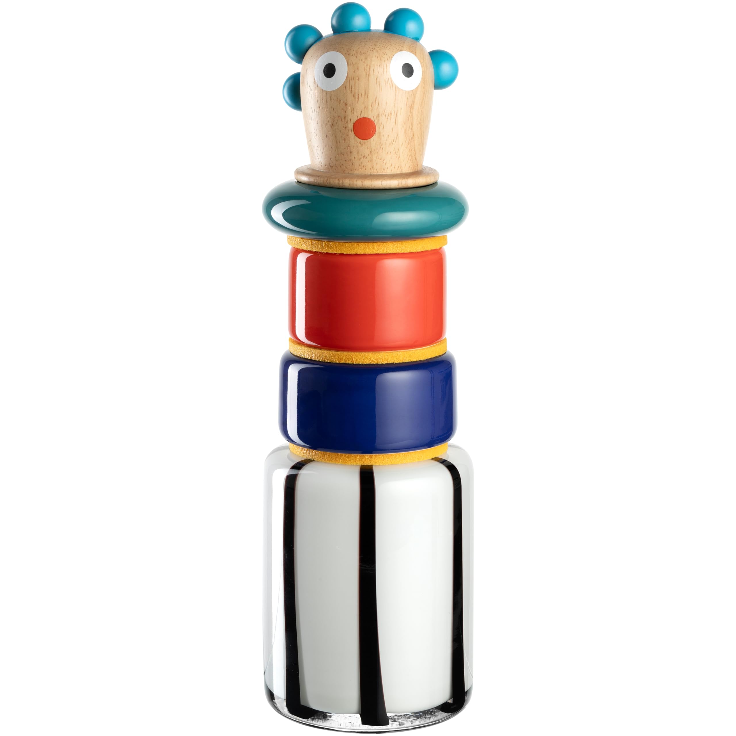 Vase en verre fait main Leonardo Concetta idée cadeau décoration élégante 35cm